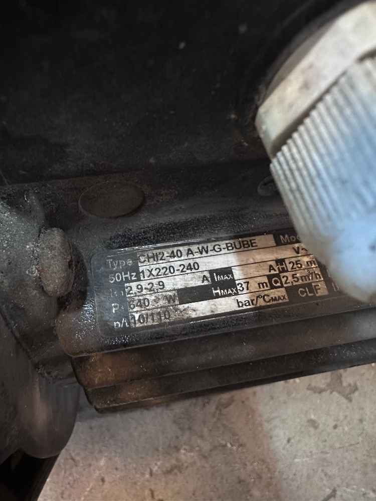 Pompa GRUNDFOS CHI2-40 A-W-G-BUBE